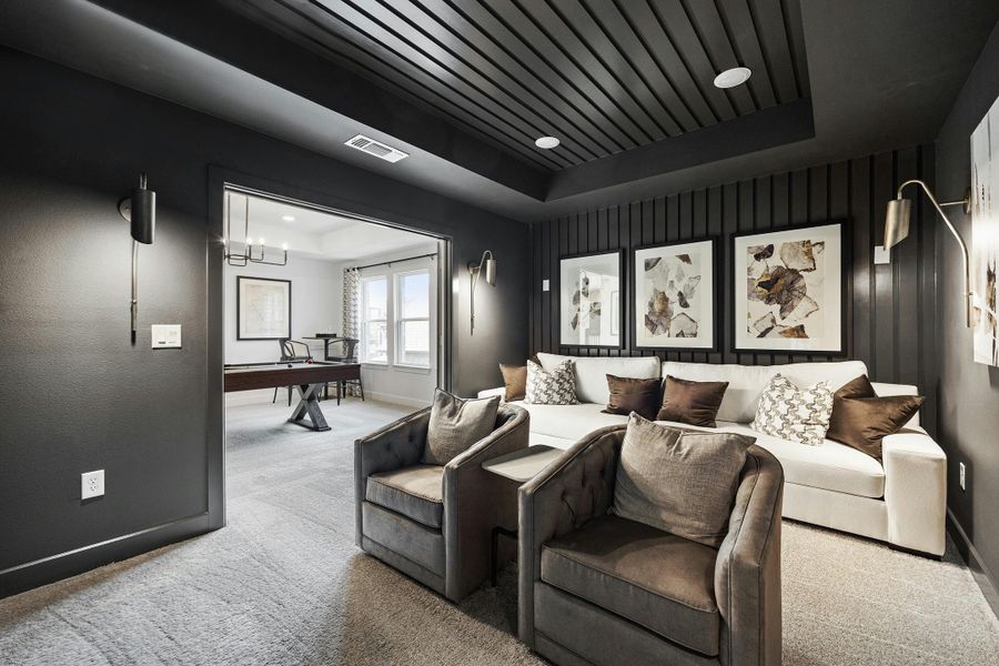 Furnished interior view inside a new home in Brookewater, Rosenberg (Image 21).