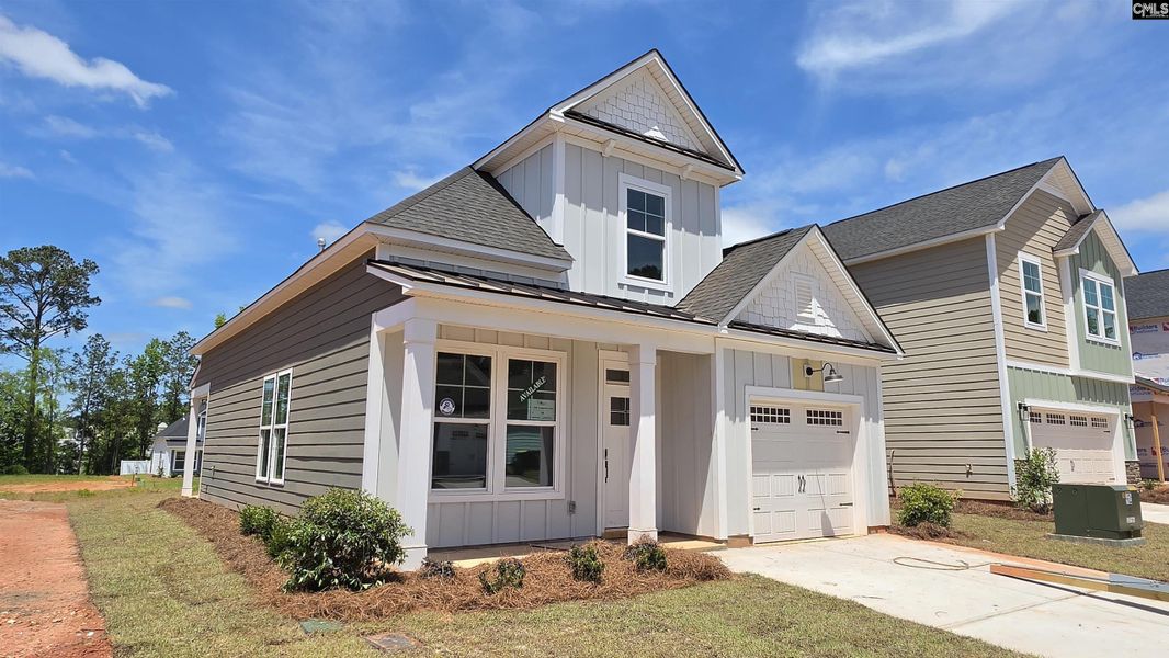 Front exterior of a new home in Bickley Station, Irmo, SC, highlighting curb appeal (Image 23).