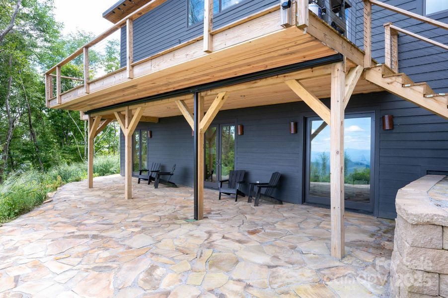 Front exterior of a new home in , Leicester, NC, highlighting curb appeal (Image 18).