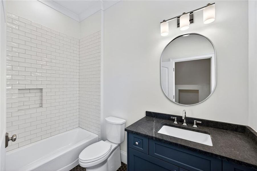 Furnished interior view inside a new home in , Smyrna (Image 36).