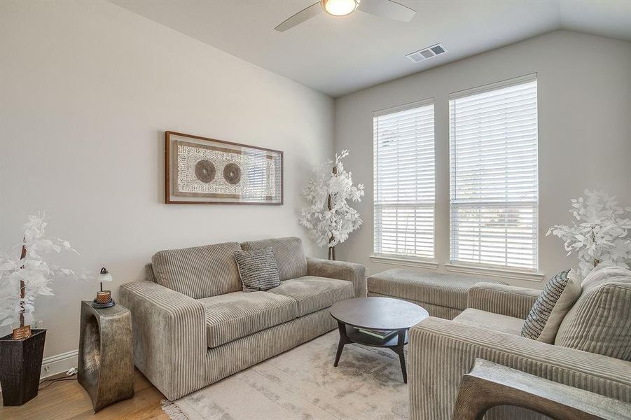 Furnished interior view inside a new home in M3 Ranch 60s, Mansfield (Image 5).