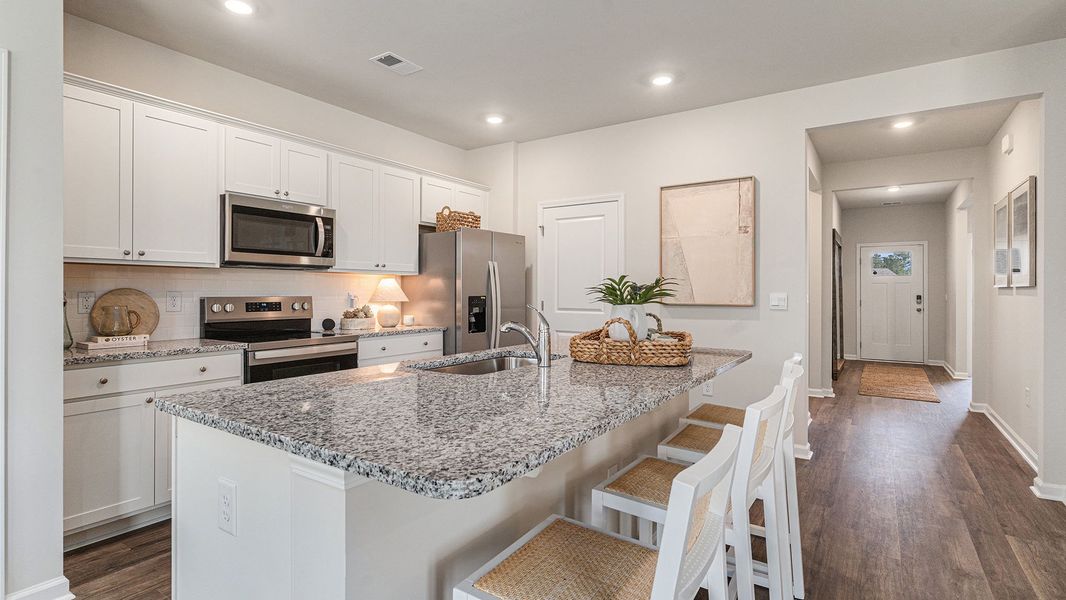 Furnished interior view inside a new home in Sandridge Park, Little River (Image 6).