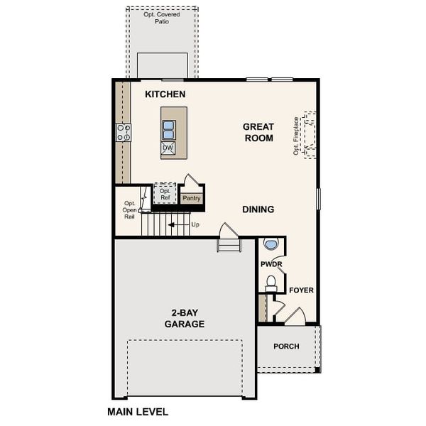 2D floor plan layout of this home in Coyote Creek, Fort Lupton, CO (Image 2). 2D floor plan layout of this home in Coyote Creek, Fort Lupton, CO (Image 2).