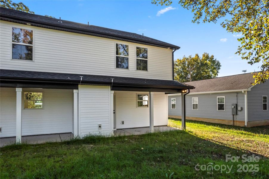 Exterior details and patio area of a home in , Charlotte (Image 19).