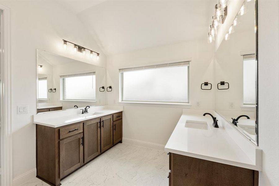 Furnished interior view inside a new home in Timberbrook 4B, Justin (Image 8). Furnished interior view inside a new home in Timberbrook 4B, Justin (Image 8).