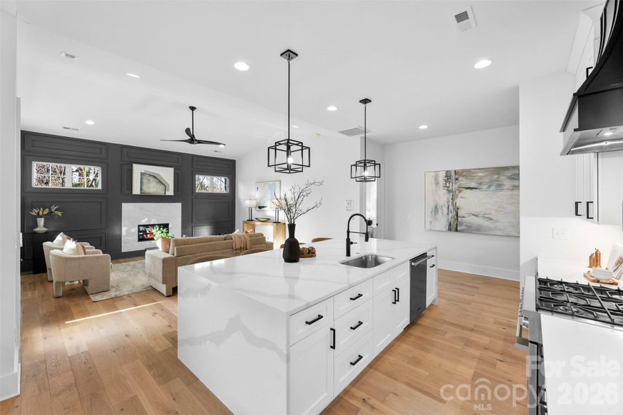 Furnished interior view inside a new home in , Charlotte (Image 14).