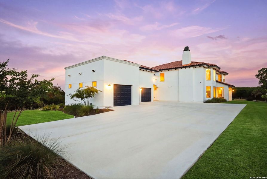 Front exterior of a new home in , Boerne, TX, highlighting curb appeal (Image 24).