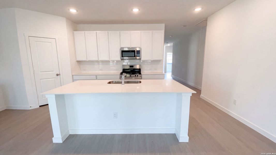 Furnished interior view inside a new home in Waterwheel, San Antonio (Image 6).