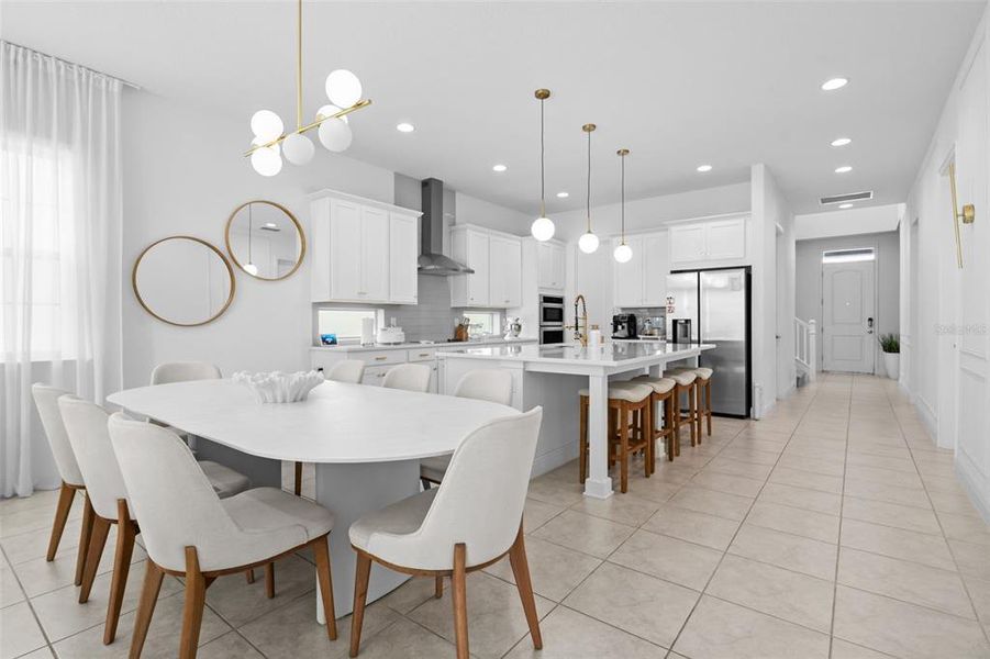 Furnished interior view inside a new home in , Orlando (Image 42).