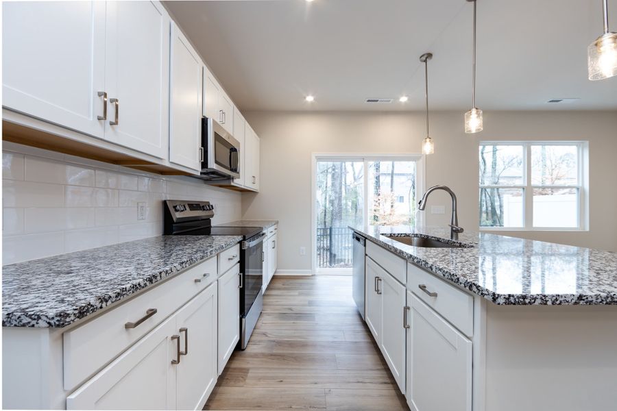 Furnished interior view inside a new home in Fifteen 15 Cannon, Charlotte (Image 5).