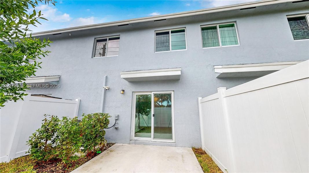 Exterior details and patio area of a home in , Florida City (Image 3). Exterior details and patio area of a home in , Florida City (Image 3).