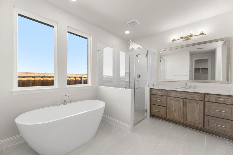 The Maranda B Primary Suite Bathroom