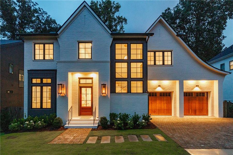Front exterior of a new home in , Atlanta, GA, highlighting curb appeal (Image 2). Front exterior of a new home in , Atlanta, GA, highlighting curb appeal (Image 2).