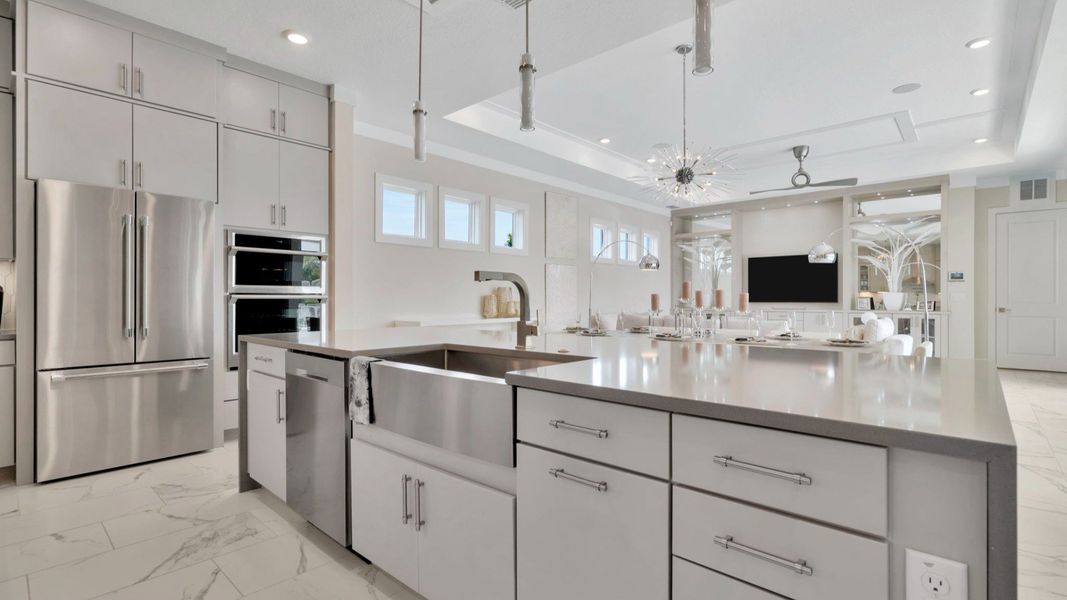 Representative furnished interior of a home built from the Grand Osprey by DRB Homes in Eagles Cove at Mirada, San Antonio (Image 22). Representative furnished interior of a home built from the Grand Osprey by DRB Homes in Eagles Cove at Mirada, San Antonio (Image 22).