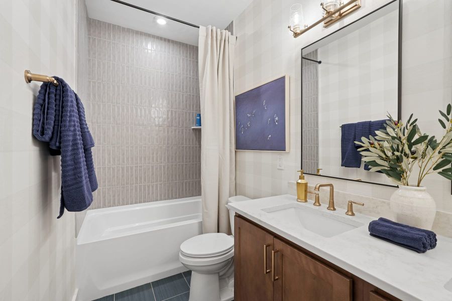 Representative furnished interior of a home built from the Ellis by Tri Pointe Homes in Summit At Homestead, Chapel Hill (Image 18).
