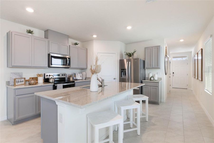 Furnished interior view inside a new home in , Umatilla (Image 6). Furnished interior view inside a new home in , Umatilla (Image 6).