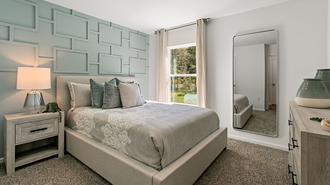 Representative furnished interior of a home built from the HAYDEN II by D.R. Horton in Copes Landing, Jacksonville (Image 15).