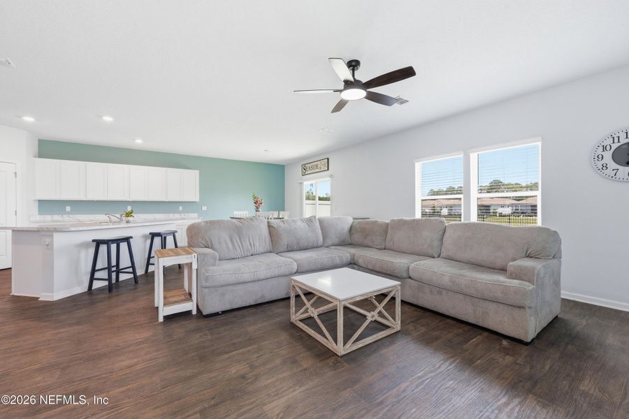 Furnished interior view inside a new home in Ravenswood Village, St. Augustine (Image 27).
