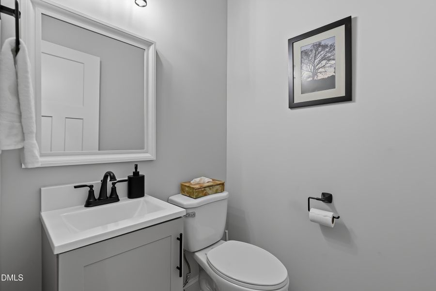 Convenient half bath