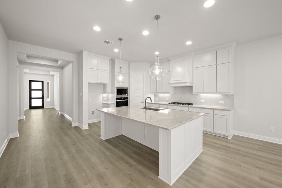 Furnished interior view inside a new home in Bridgewater, Midlothian (Image 15).