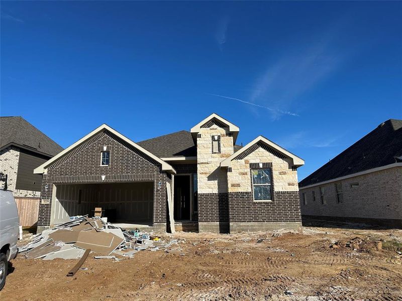 One-story home with 4 bedrooms, 2.5 baths and 2 car garage