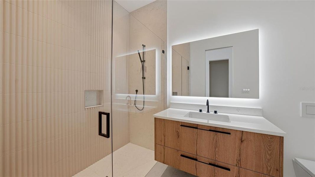 Furnished interior view inside a new home in , Sarasota (Image 8).