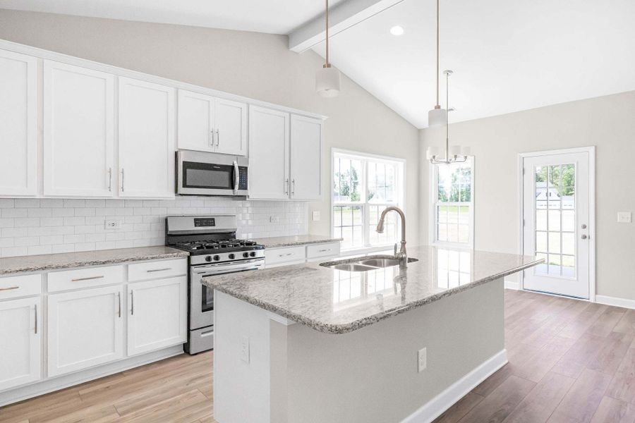 Representative furnished interior of a home built from the Garland by Caviness & Cates Communities in Bartlett Manor, Youngsville (Image 193). Representative furnished interior of a home built from the Garland by Caviness & Cates Communities in Bartlett Manor, Youngsville (Image 193).