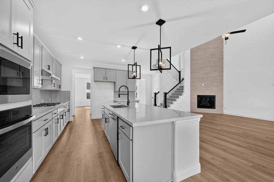 Furnished interior view inside a new home in The Ridge at Northlake, Northlake (Image 6).