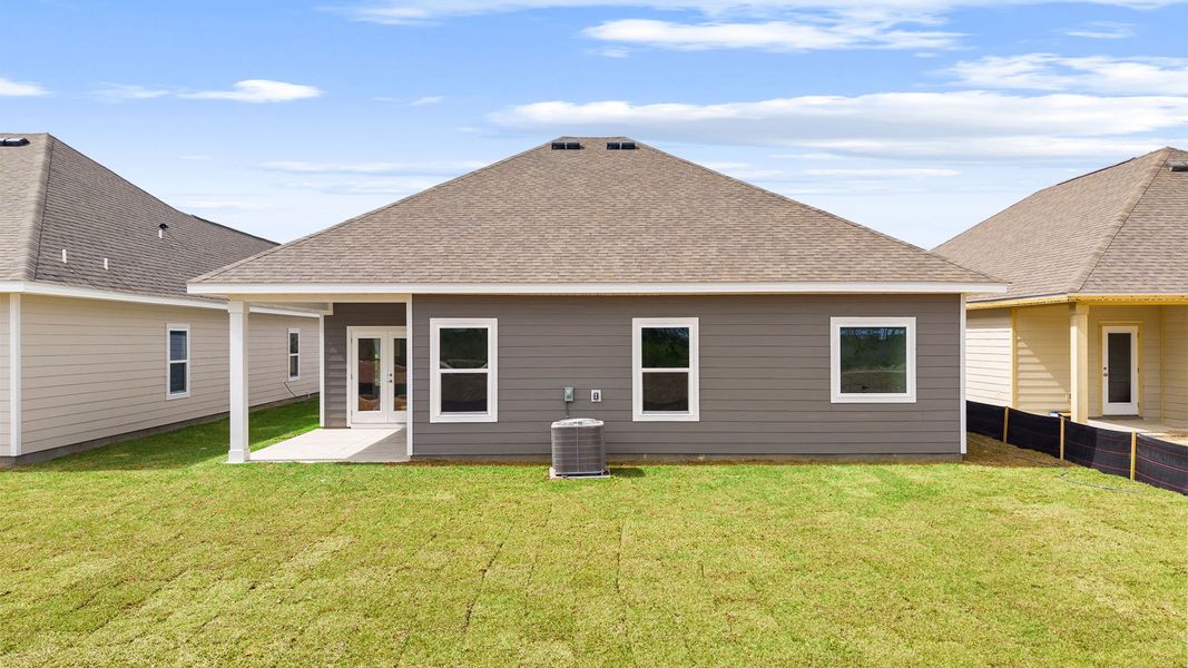 Exterior details and patio area of a home in Titus Park, Panama City (Image 21). Exterior details and patio area of a home in Titus Park, Panama City (Image 21).