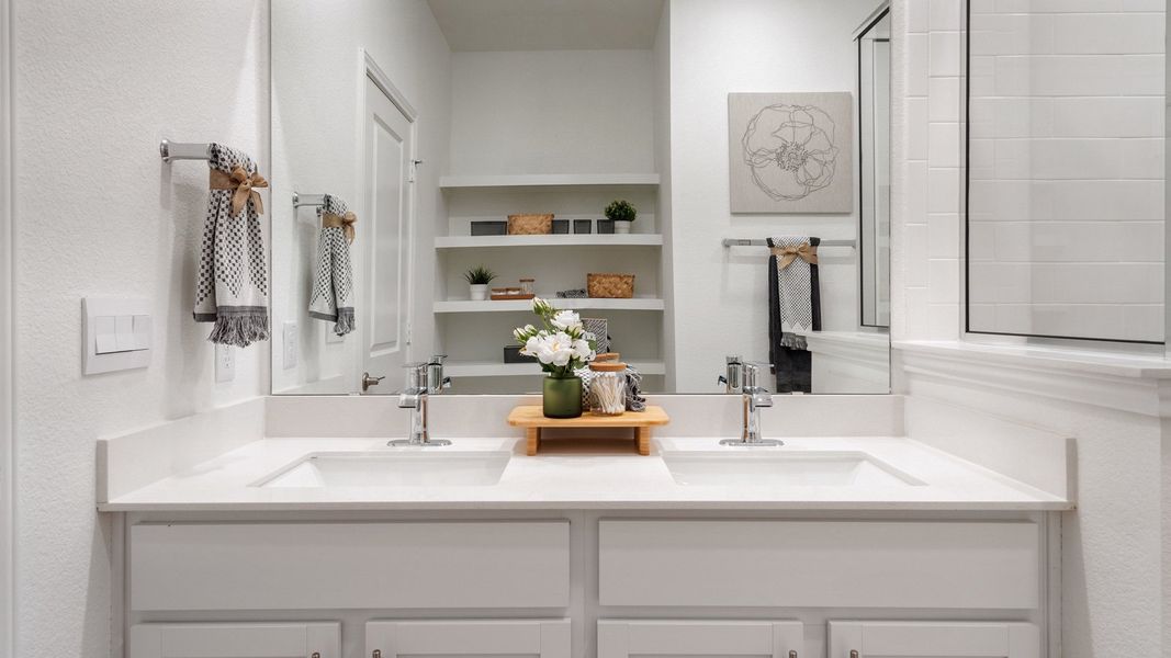 Furnished interior view inside a new home in Avery Centre, Round Rock (Image 33).