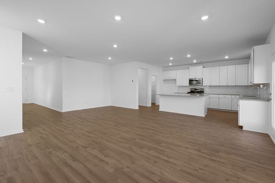 Representative unfurnished interior of a home built from the Denton by Taylor Morrison in Falls Creek, Flowery Branch (Image 16). Representative unfurnished interior of a home built from the Denton by Taylor Morrison in Falls Creek, Flowery Branch (Image 16).