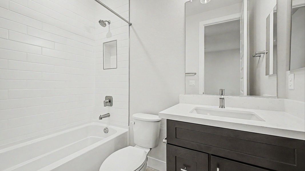 Furnished interior view inside a new home in Surprise City Center, Surprise (Image 22). Furnished interior view inside a new home in Surprise City Center, Surprise (Image 22).