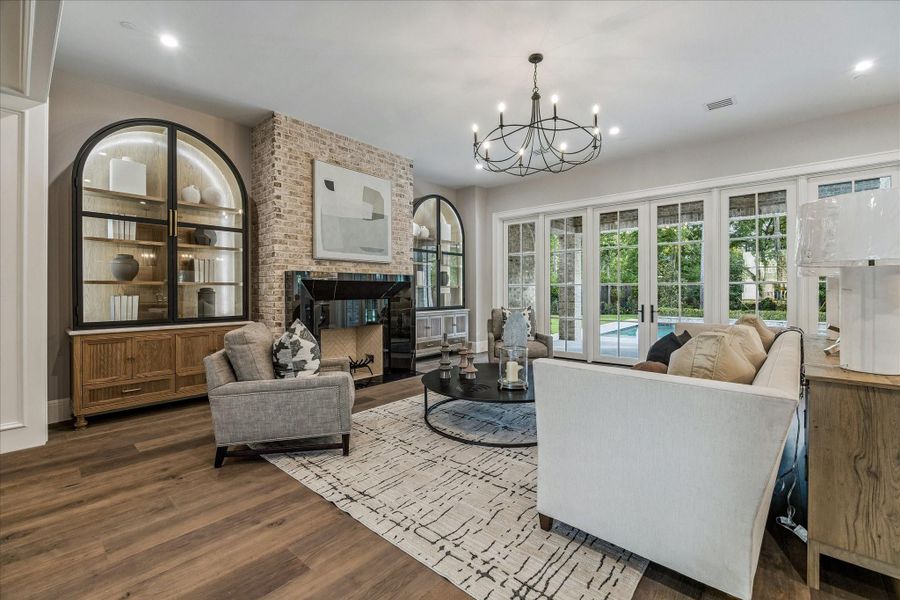 Furnished interior view inside a new home in , Bunker Hill Village (Image 14).