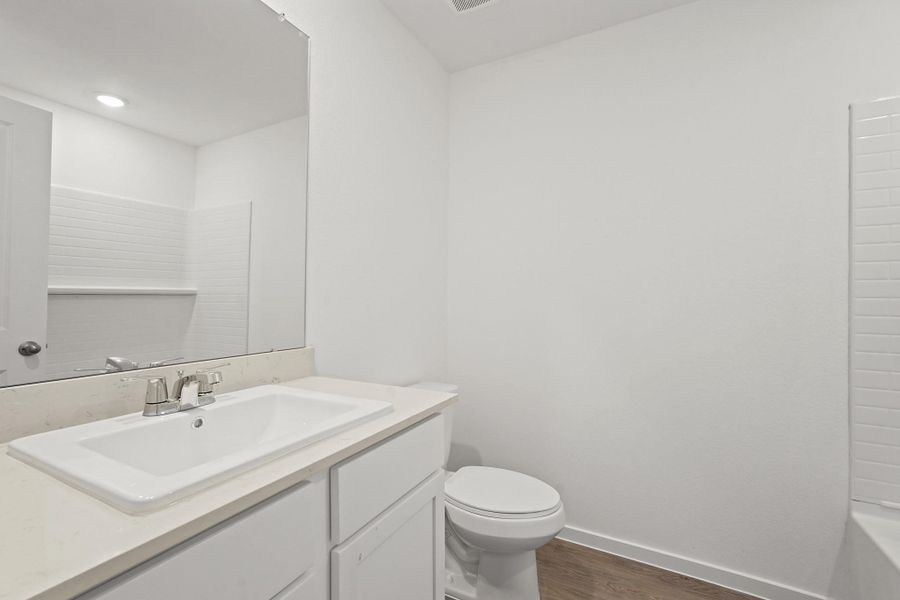 Furnished interior view inside a new home in New Waverly Station, New Waverly (Image 9).