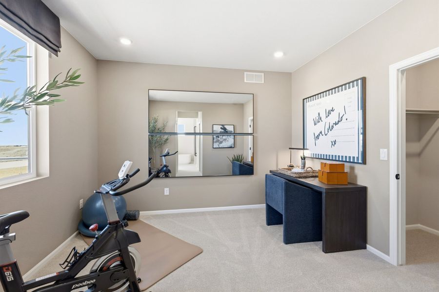 Representative furnished interior of a home built from the 5007 by Risewell Homes in The Estates Collection at Murphy Creek, Aurora (Image 12). Representative furnished interior of a home built from the 5007 by Risewell Homes in The Estates Collection at Murphy Creek, Aurora (Image 12).