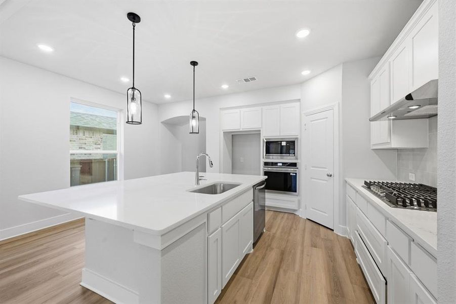 Furnished interior view inside a new home in Bel Air Village: 40ft. lots, Sherman (Image 6). Furnished interior view inside a new home in Bel Air Village: 40ft. lots, Sherman (Image 6).