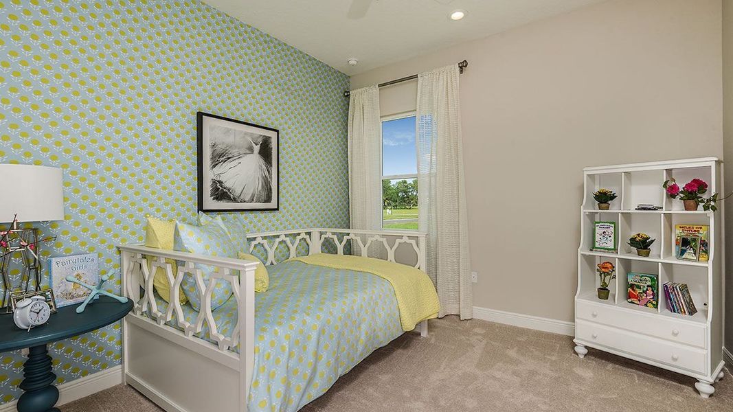 Furnished interior view inside a new home in SkySail Real Estate and Homes for Sale in Naples, FL - Neal Communities, Naples (Image 24).