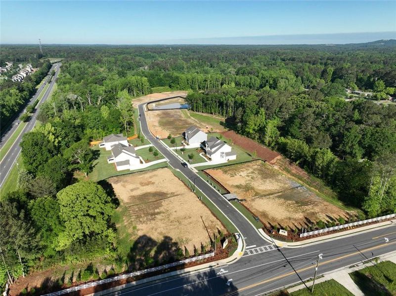 Site preparation for new homesites in Oak Valley Estates, Marietta (Image 75).