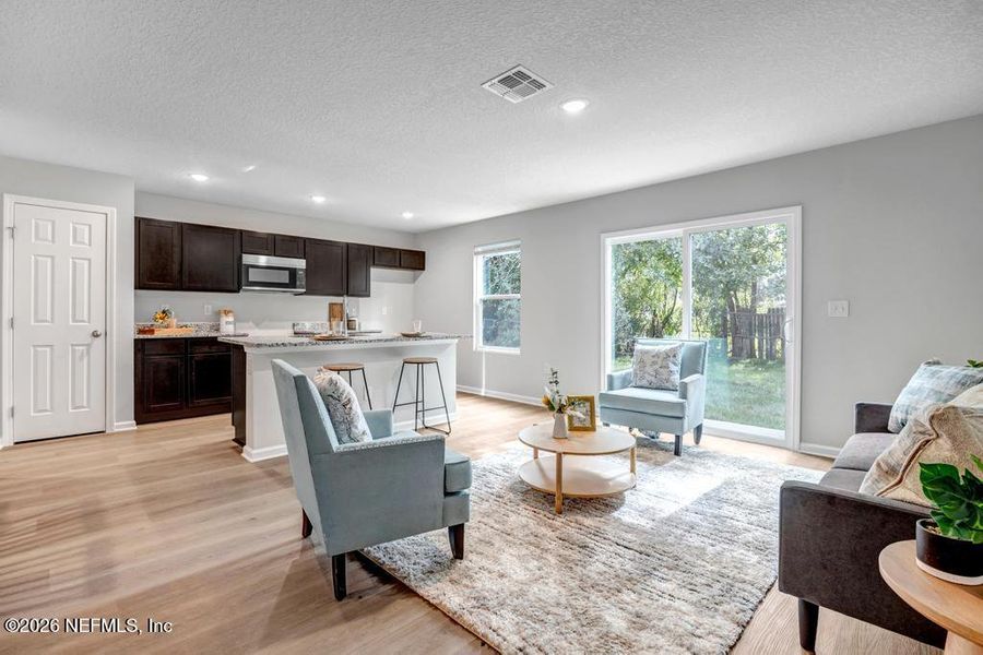 Furnished interior view inside a new home in , Jacksonville (Image 5).