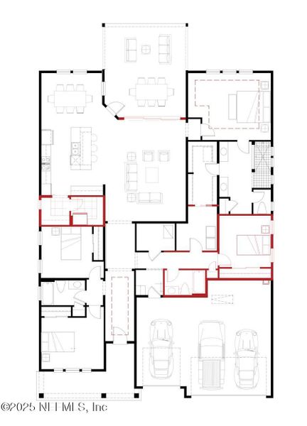 2D floor plan layout of this home in Madeira, St. Augustine, FL (Image 4). 2D floor plan layout of this home in Madeira, St. Augustine, FL (Image 4).