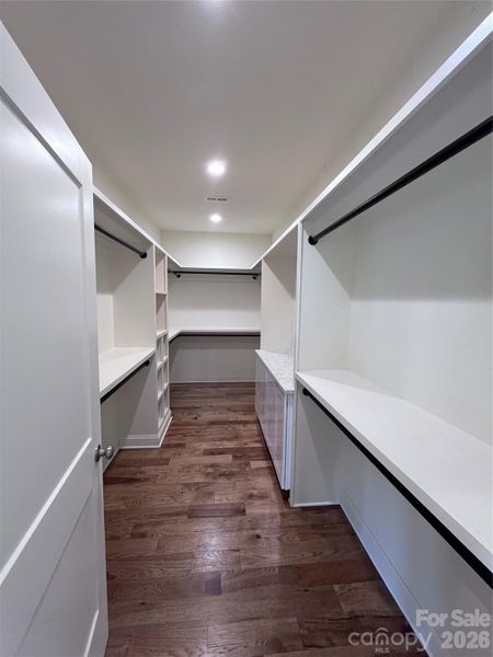 Primary walk in closet