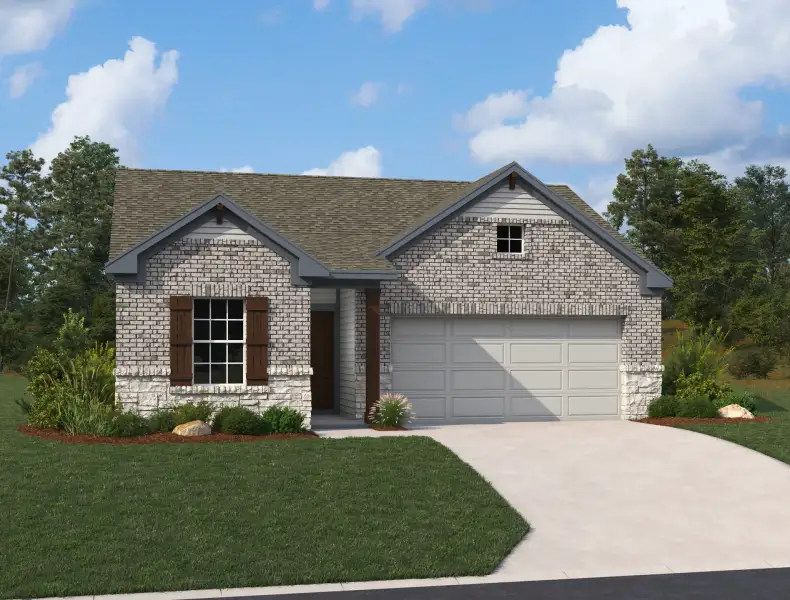 Representative exterior photo of a completed home built from the Cartwright by Ashton Woods in Saddlebrook Ranch, Schertz, TX (Image 12). Representative exterior photo of a completed home built from the Cartwright by Ashton Woods in Saddlebrook Ranch, Schertz, TX (Image 12).