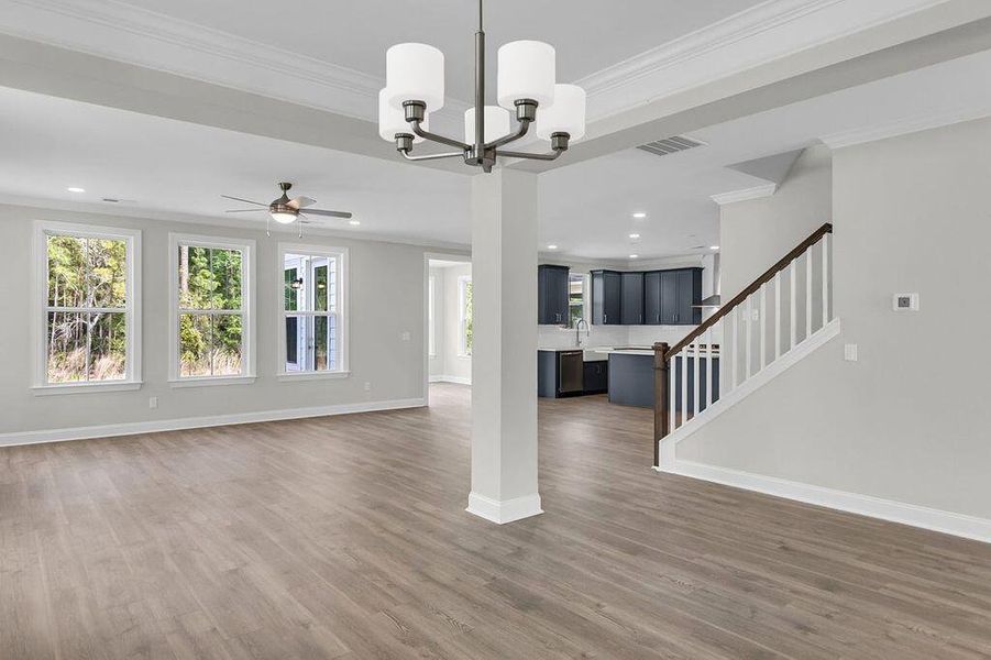 Spacious, unfurnished interior of a new home in Kings River Preserve, Hollywood (Image 12). Spacious, unfurnished interior of a new home in Kings River Preserve, Hollywood (Image 12).