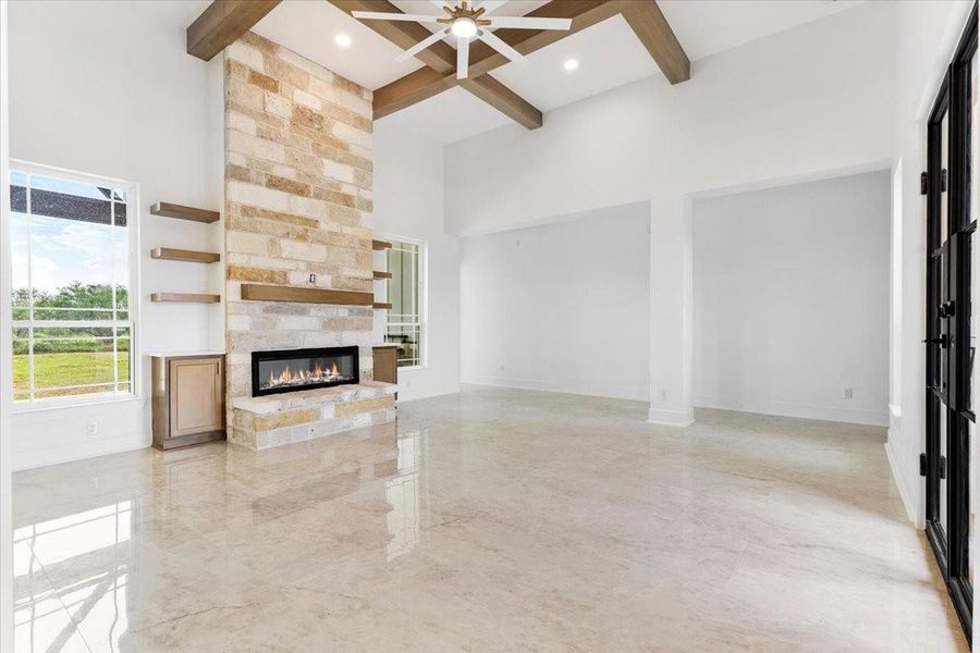 Alternative angle of the main living space highlighting the open layout and abundant natural light. Alternative angle of the main living space highlighting the open layout and abundant natural light.
