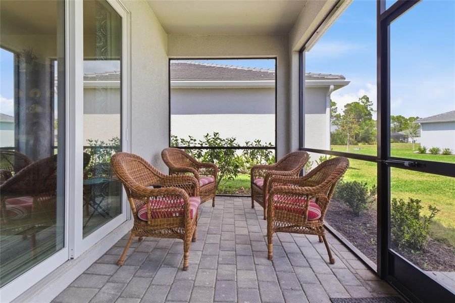 Exterior details and patio area of a home in , Venice (Image 3). Exterior details and patio area of a home in , Venice (Image 3).