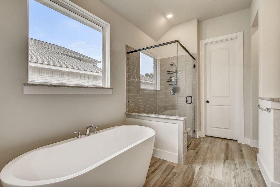 Furnished interior view inside a new home in , San Marcos (Image 24).