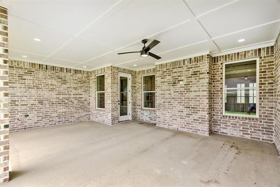 Exterior details and patio area of a home in , Beaumont (Image 26). Exterior details and patio area of a home in , Beaumont (Image 26).