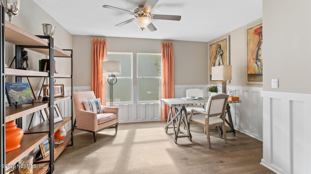Furnished interior view inside a new home in Sawmill Branch, Palm Coast (Image 8).