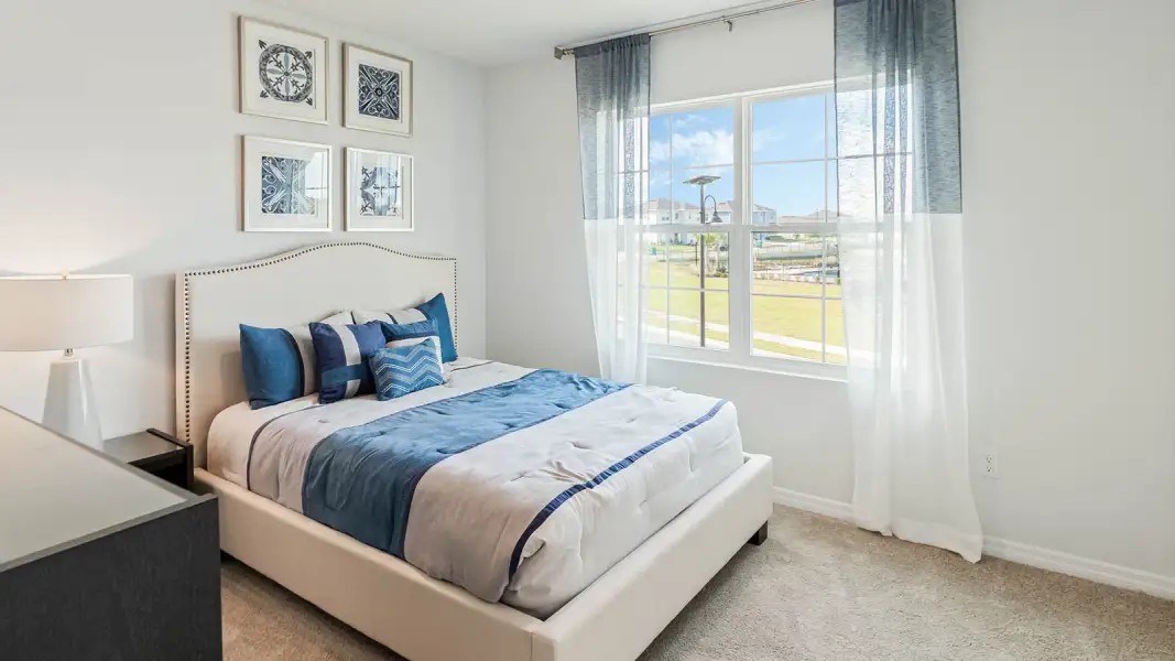 Furnished interior view inside a new home in Crosswinds, Haines City (Image 35). Furnished interior view inside a new home in Crosswinds, Haines City (Image 35).