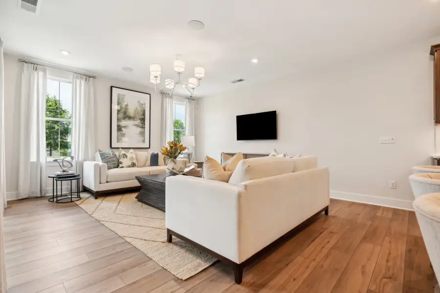Furnished interior view inside a new home in Seven Oaks, Belmont (Image 12).
